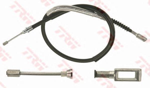 Cable de freno de mano trasero derecho/izquierdo 4745W7 Peugeot/Citroen
