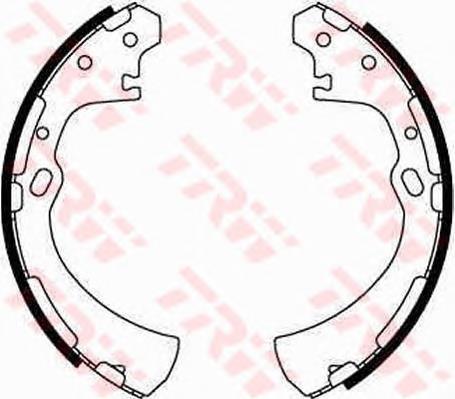 GF138AF Japan Parts Zapatas de freno de tambor traseras