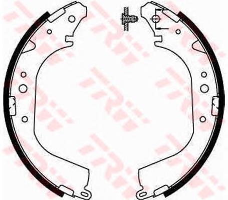 Zapatas de freno traseras TRW GS8502