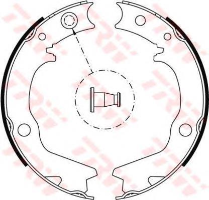 Zapatas de freno traseras TRW GS8479