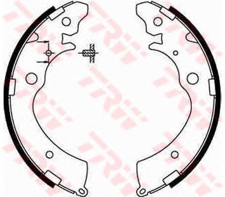 Zapatas de freno traseras TRW GS8559