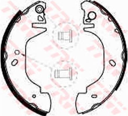 Zapatas de freno GS8539 TRW