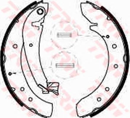 Zapatas de freno de tambor traseras TRW GS8546 precio, desde 45,41 EUR