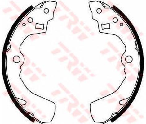 Zapatas de freno traseras TRW GS8549