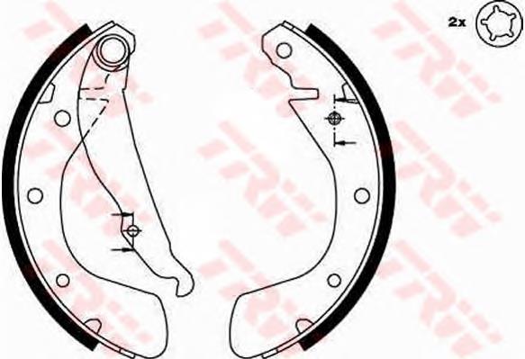 Zapatas de freno de tambor traseras TRW GS8542 precio, desde 25,30 EUR