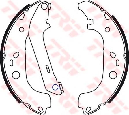 Zapatas de freno traseras TRW GS8736