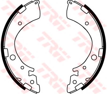 TX 22-40 Tomex zapatas de frenos de tambor traseras