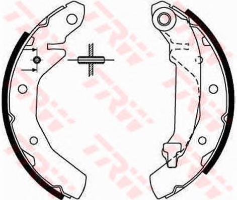 Zapatas de frenos de tambor traseras GS8646 TRW