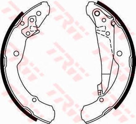 Zapatas de freno GS8639 TRW