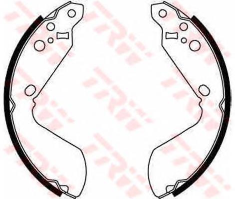 Zapatas de freno GF898AF Japan Parts