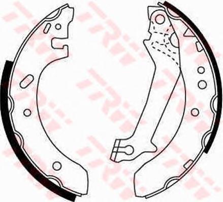 Comprar GS8607 TRW Zapatas de freno