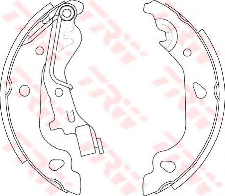 Comprar GS8687 TRW Zapatas de freno