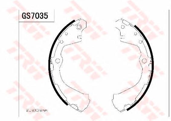 Zapatas de frenos de tambor traseras 440604N025 Nissan