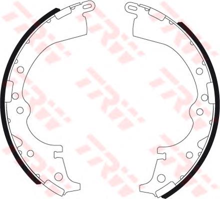 Zapatas de frenos de tambor traseras ADT34148 Blue Print