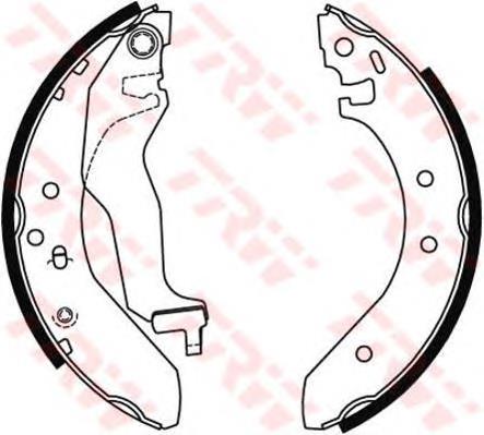 Zapatas de freno traseras TRW GS6246