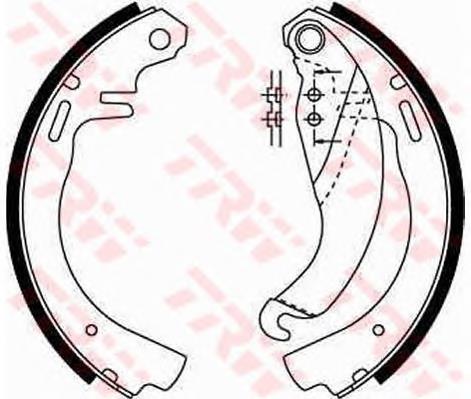 Comprar GS6187 TRW Zapatas de freno