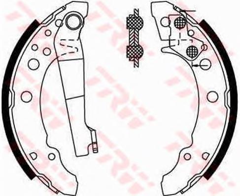 Comprar GS8166 TRW Zapatas de freno