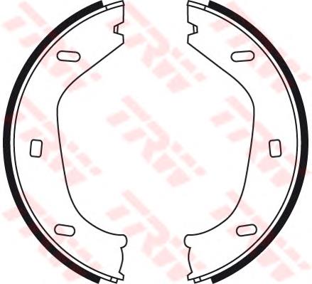 Zapatas de freno traseras TRW GS8219