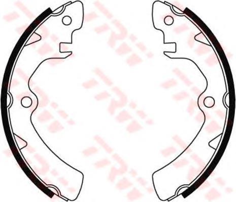Zapatas de freno traseras ABS 8593