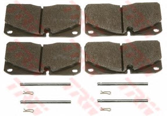GDB5058 TRW Pastillas delanteras