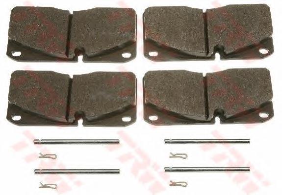 Pastillas de freno delanteras TRW GDB5058