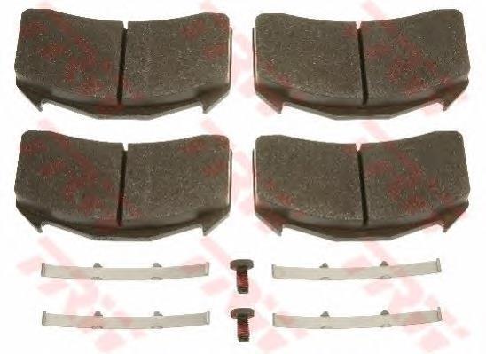 GDB5088 TRW Pastillas freno traseras
