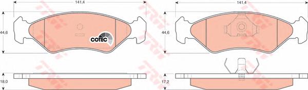 Pastillas freno delanteras Japan Parts PA0001AF precio, desde 18,46 EUR