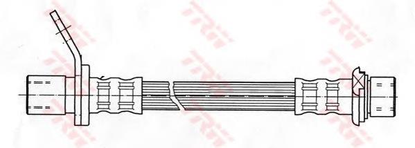 Comprar PHA391 TRW Latiguillo de freno trasero izquierdo