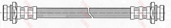 PHA420 TRW tubo flexible de frenos trasero