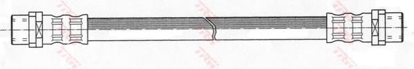 Manguera de freno trasera TRW PHA327 precio, desde 9,37 EUR