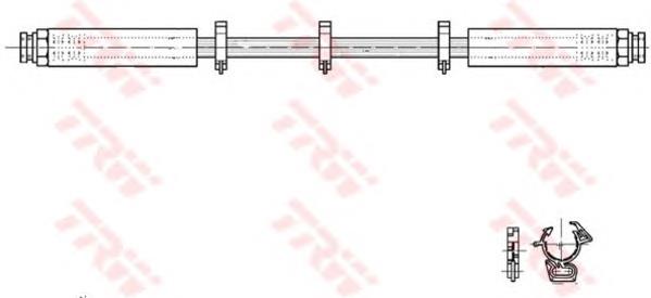 Latiguillo de freno delantero PHA299 TRW