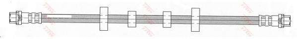 Latiguillos de freno delantero PHA455 TRW