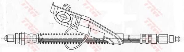 Manguera de freno delantera derecha TRW PHC291 precio, desde 9,74 EUR