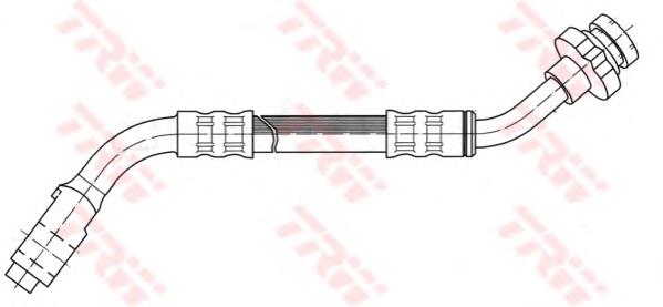 PHC275 TRW tubo flexible de frenos delantero derecho