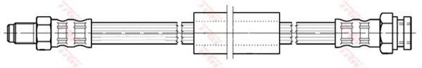 Tubo flexible de frenos delantero Delphi LH2136