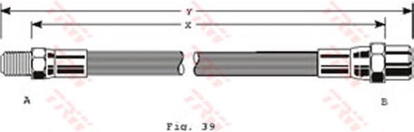 Comprar PHB197 TRW Latiguillo de freno trasero