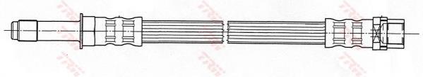 Latiguillos de freno delantero PHB478 TRW