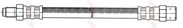 Latiguillo de freno trasero PHB445 TRW