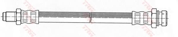 Latiguillo de freno trasero TF577 Japan Parts