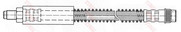 Comprar PHB422 TRW Latiguillo de freno trasero