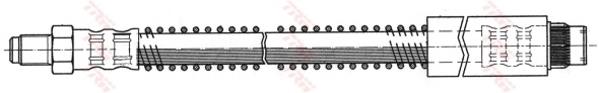 Latiguillos de freno delantero PHB411 TRW