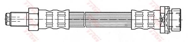 Manguera de freno trasera TRW PHB429 precio, desde 10,04 EUR