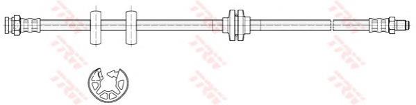 Latiguillos de freno delantero PHB399 TRW