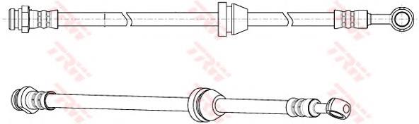 Latiguillos de freno delantero PHD947 TRW