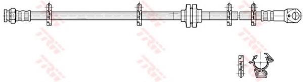 PHD266 TRW latiguillo de freno delantero