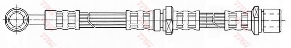 Tubo flexible de frenos delantero derecho PHD435 TRW