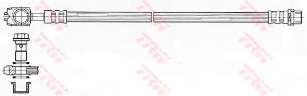 Manguera de freno trasera TRW PHD484 precio, desde 14,35 EUR