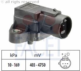 10.3032 Facet sensor de presion del colector de admision