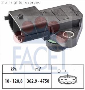 103118 Facet sensor de presion del colector de admision