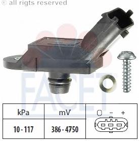 Sensor de presión del aire de admisión Facet 103133